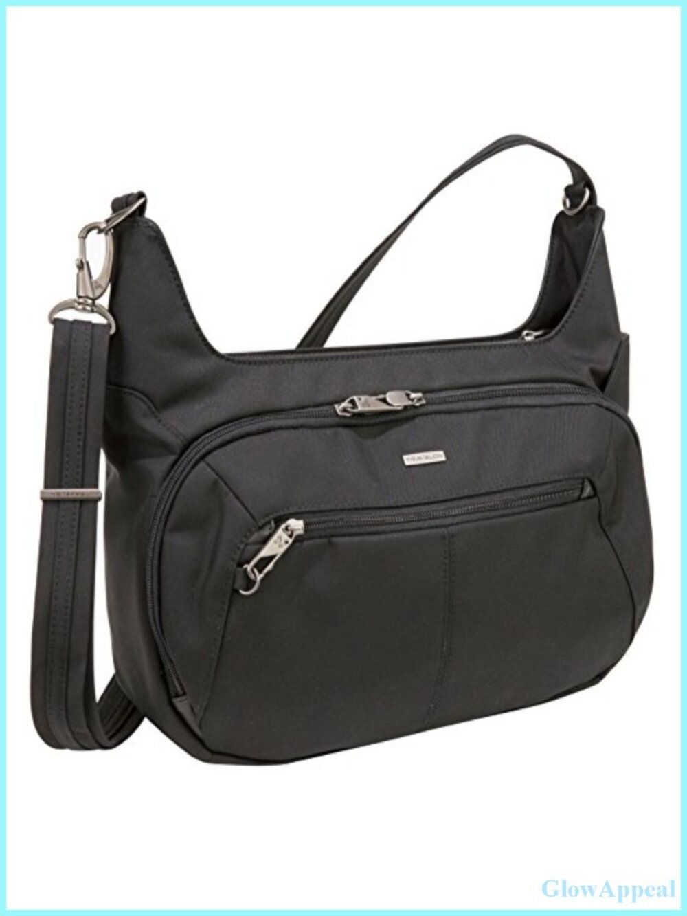 Travelon Anti-Theft Concealed Carry Hobo Messenger Crossbody Bag